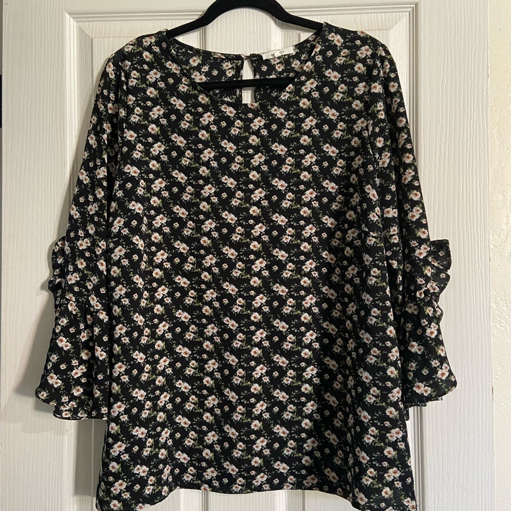 Pleione Floral Top